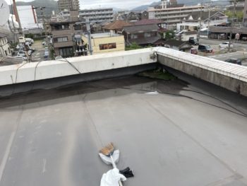 姫路市某事務所屋上雨漏り点検